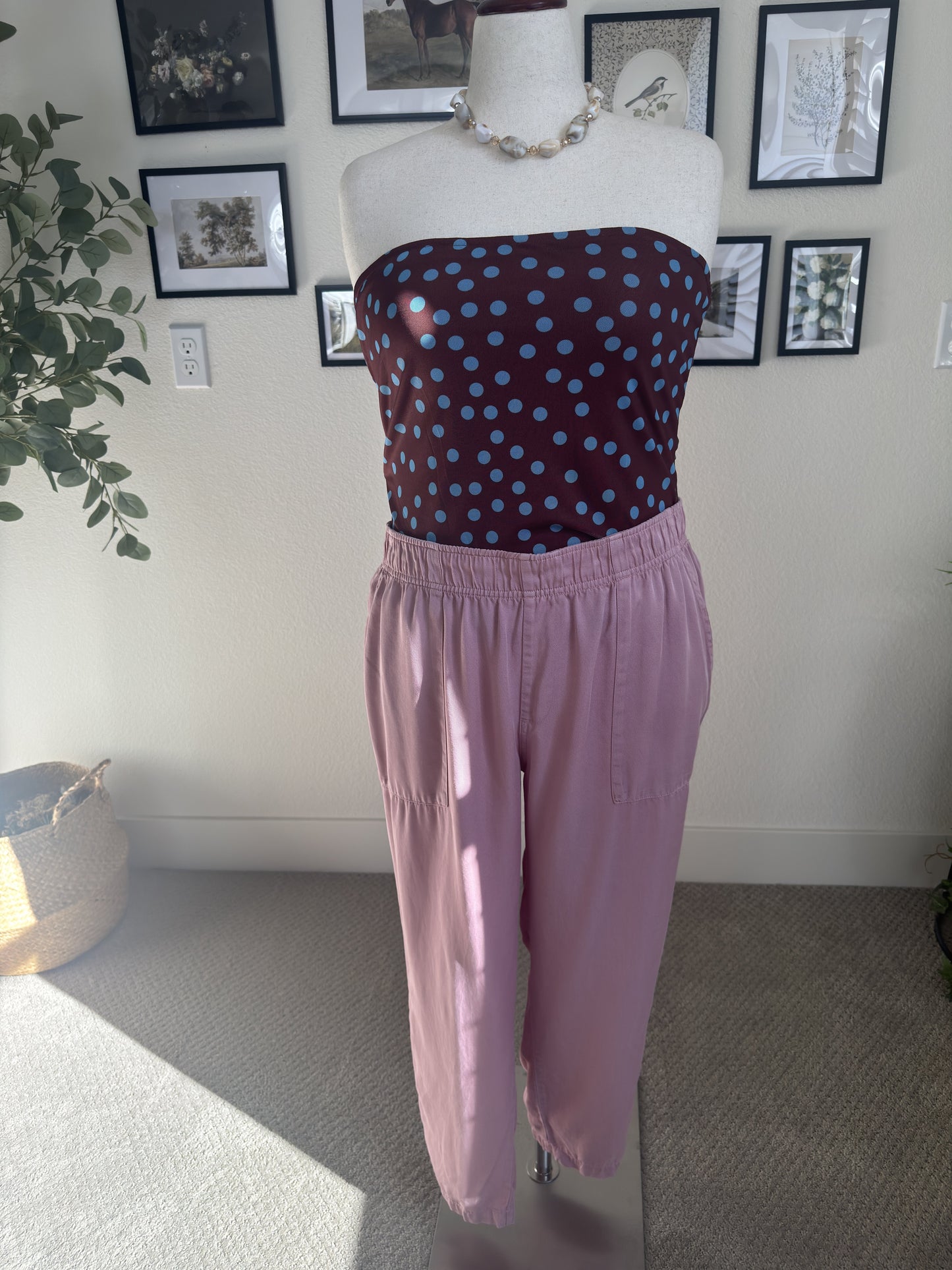 PrettyGarden Polka Dot Strapless Tube Top - Size XXL