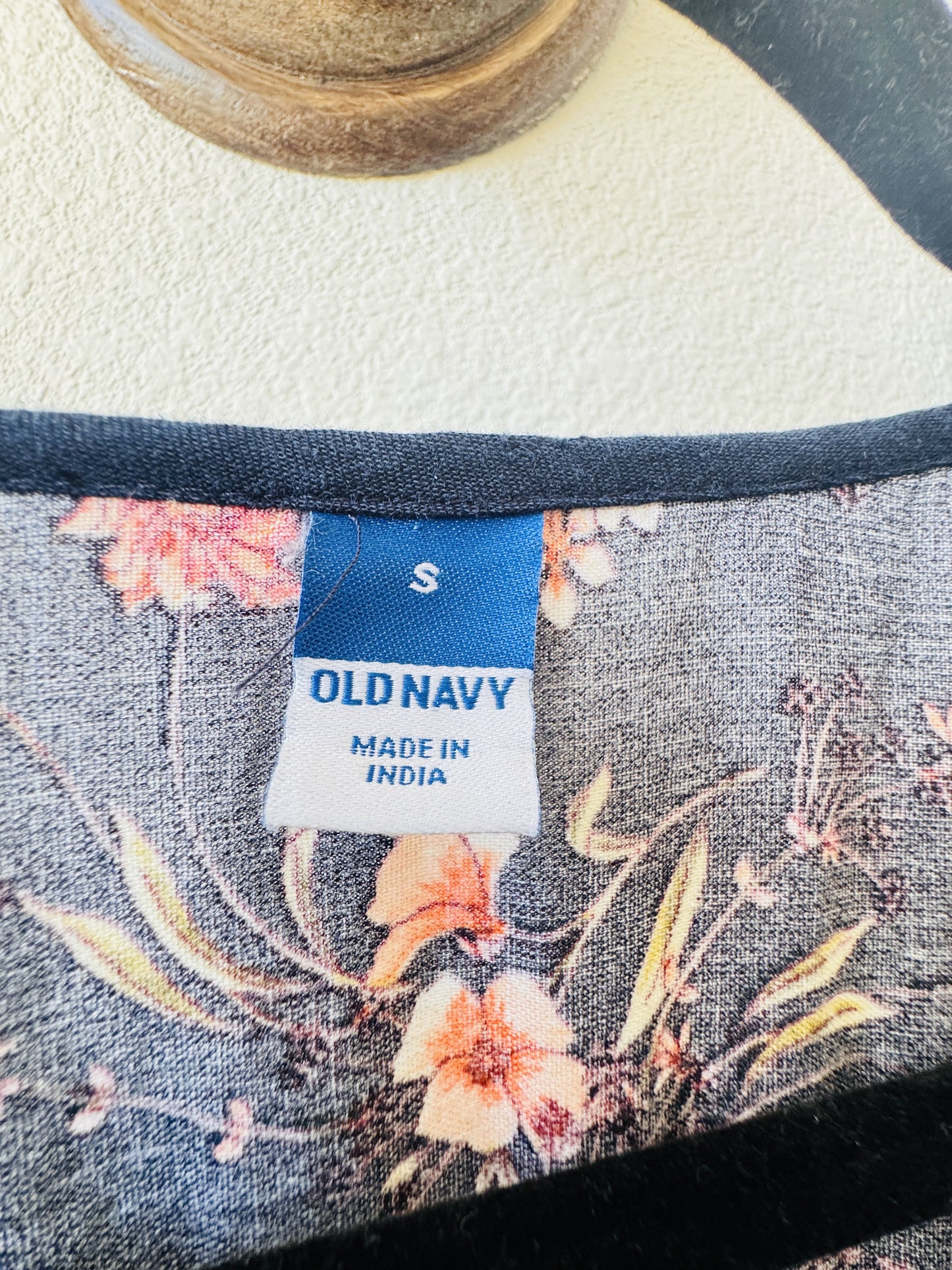 Old Navy Floral Tiered Peasant Blouse - Size S