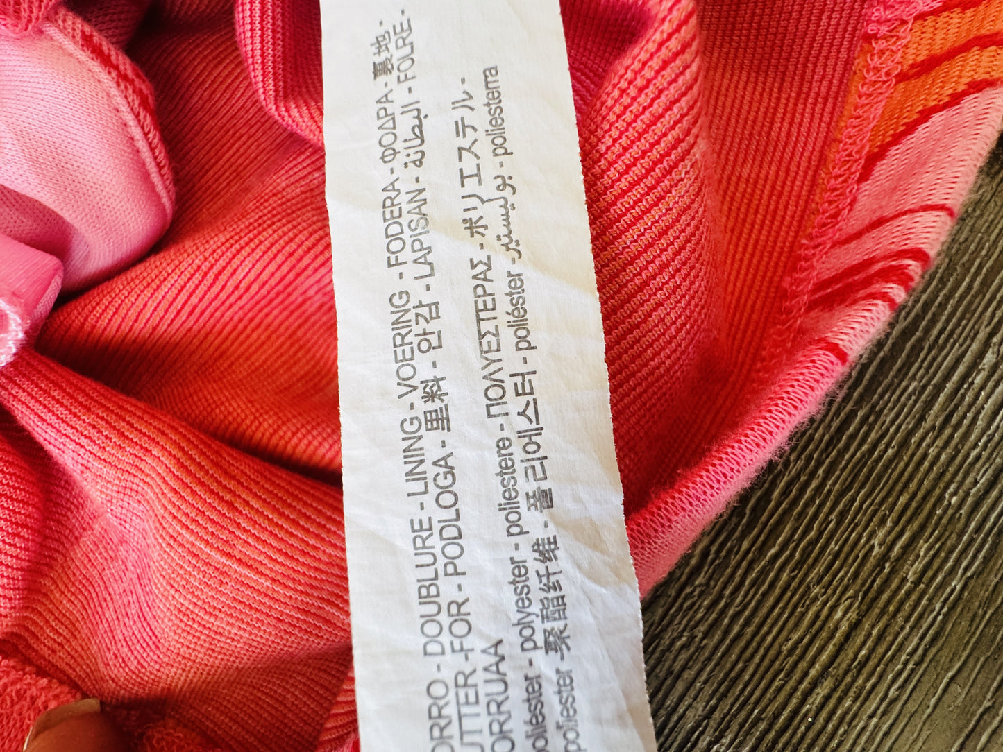 Zara Pink and Orange Floral Knit Crop Top - Size M