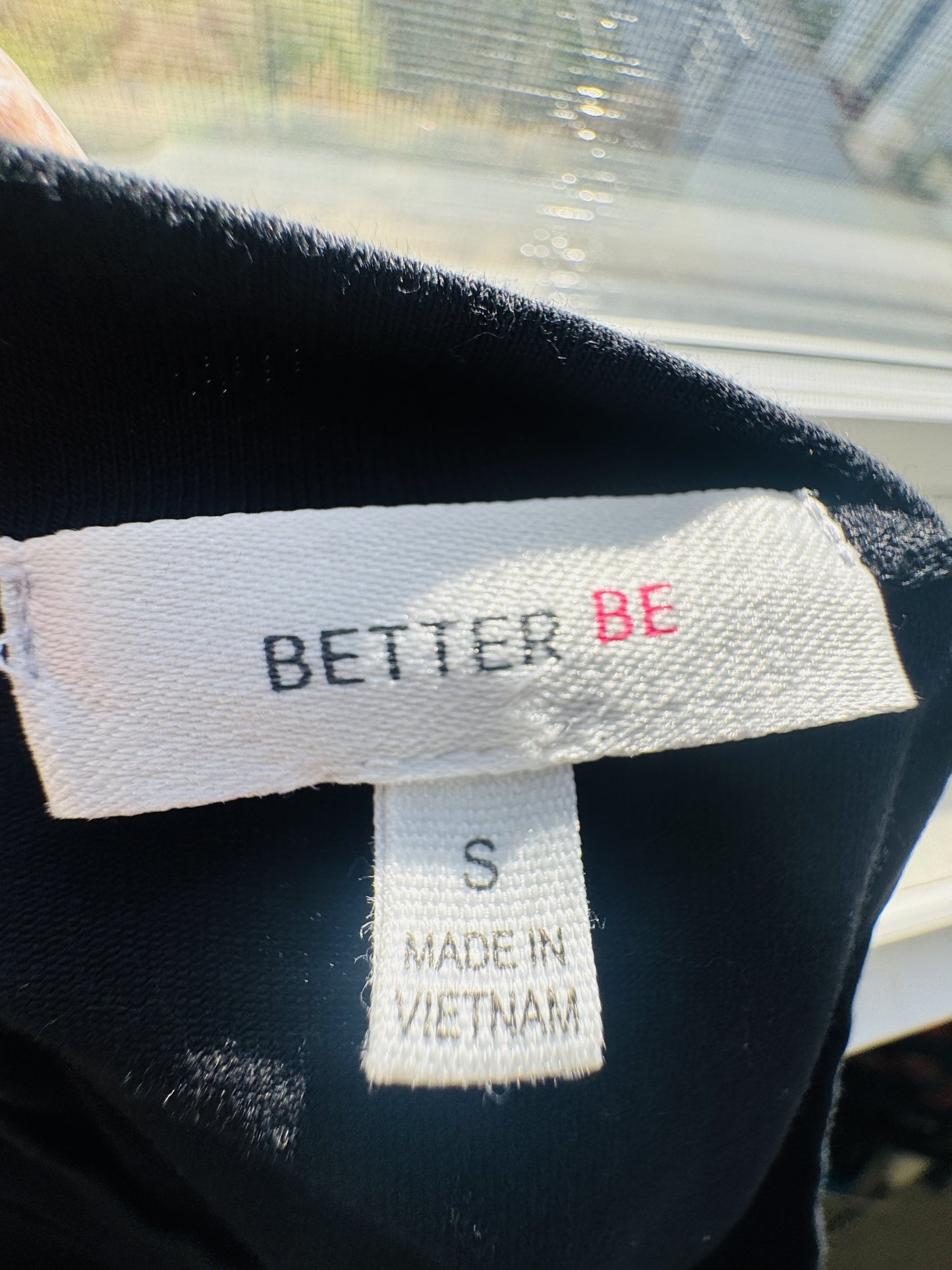 Better Be Black Cropped Pocket T-Shirt, Size S