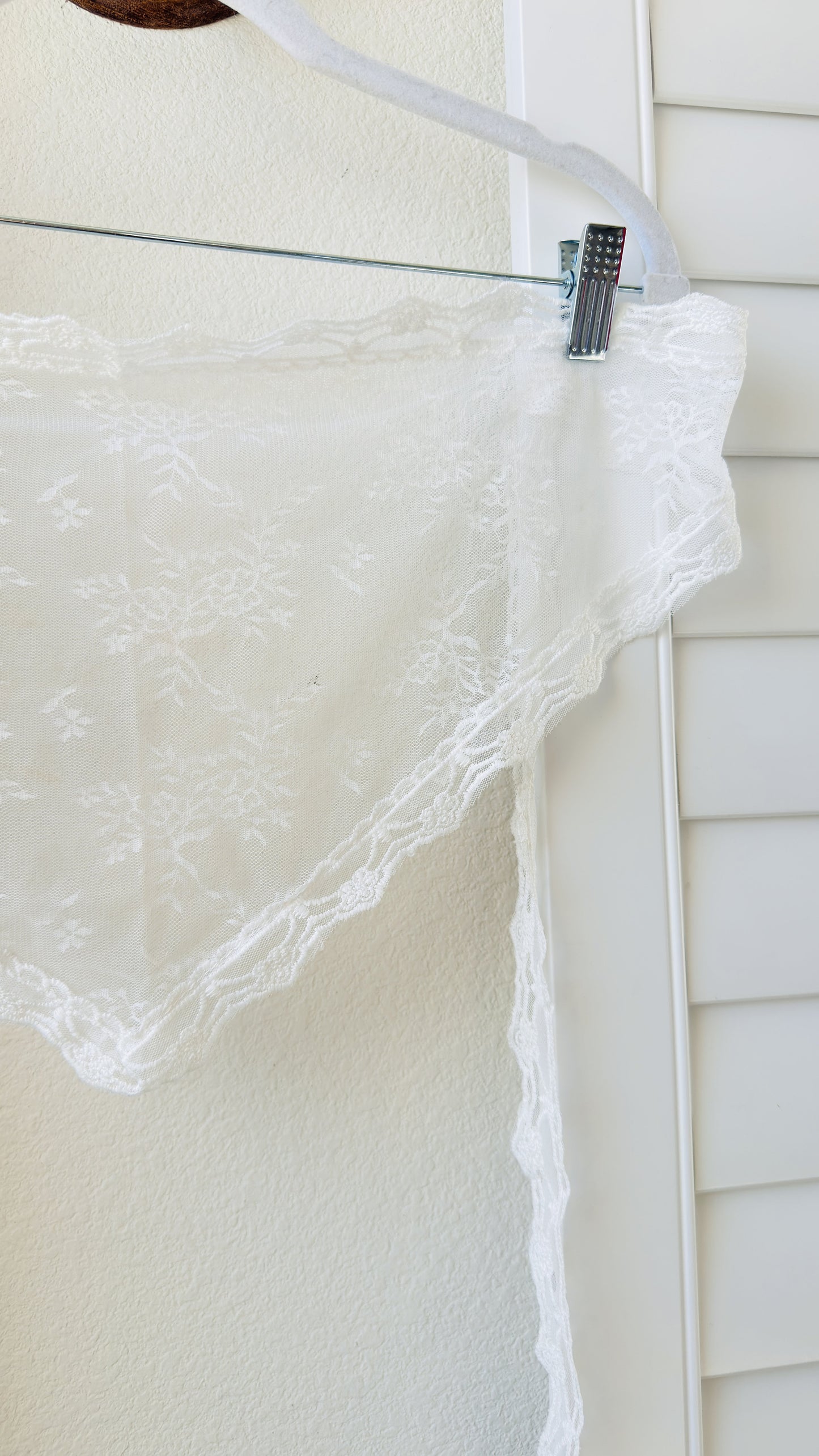 Floral Lace Triangle Hair Scarf Bandana