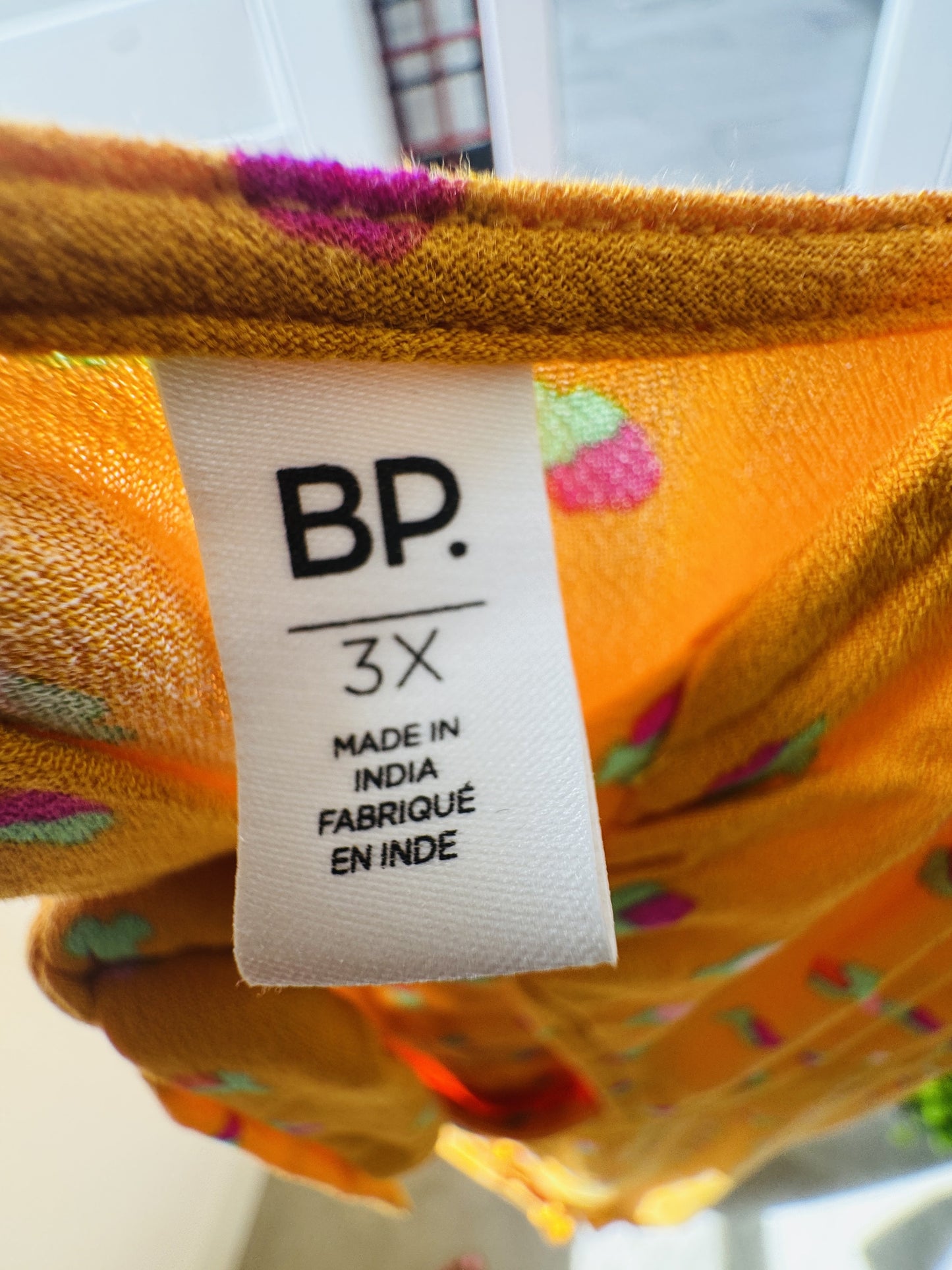 BP. Plus Size Tiered Tie-Front Maxi Dress in Yellow Floral - 3X