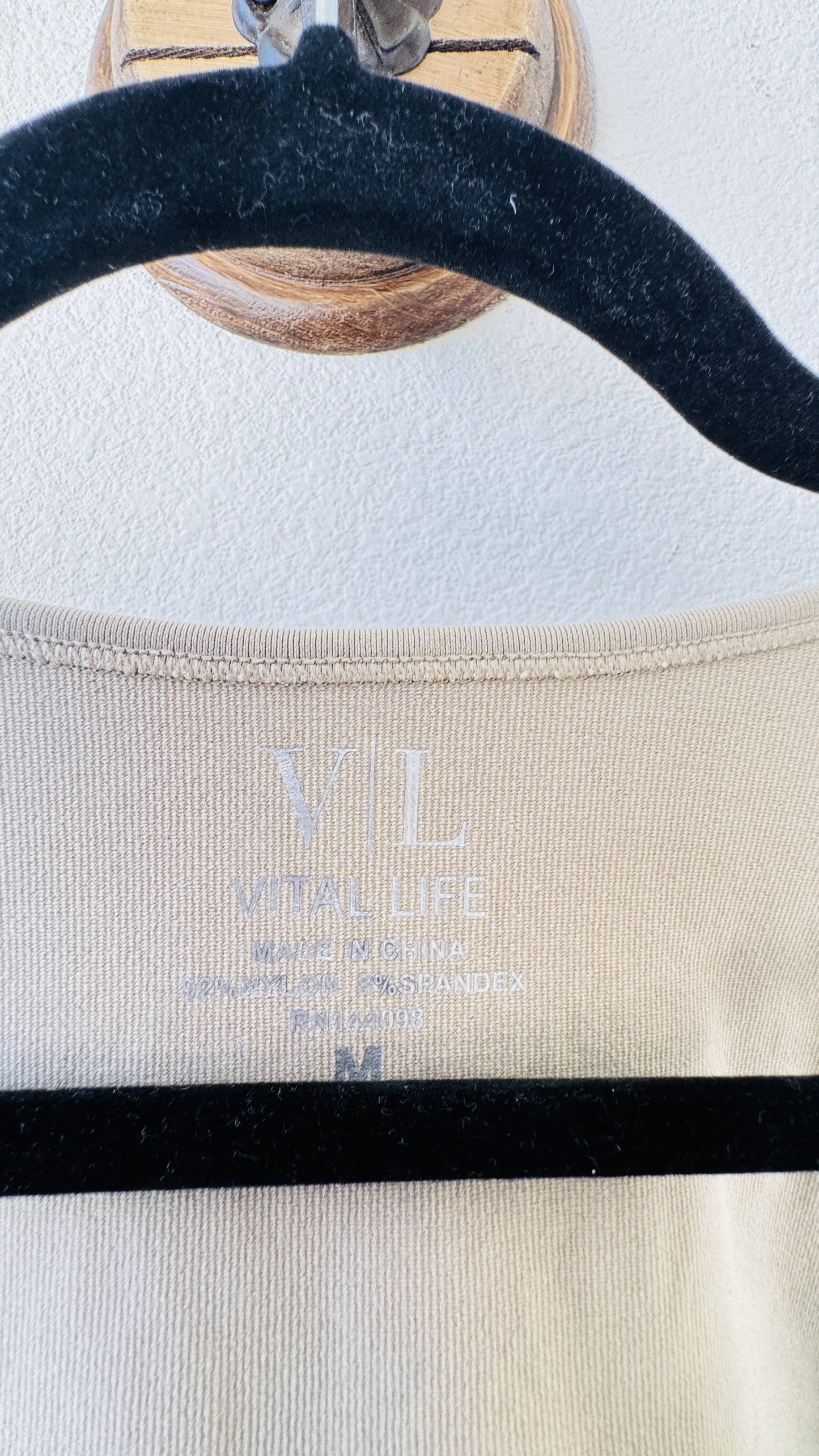 Vital Life Ribbed Seamless Tank Top - Size M