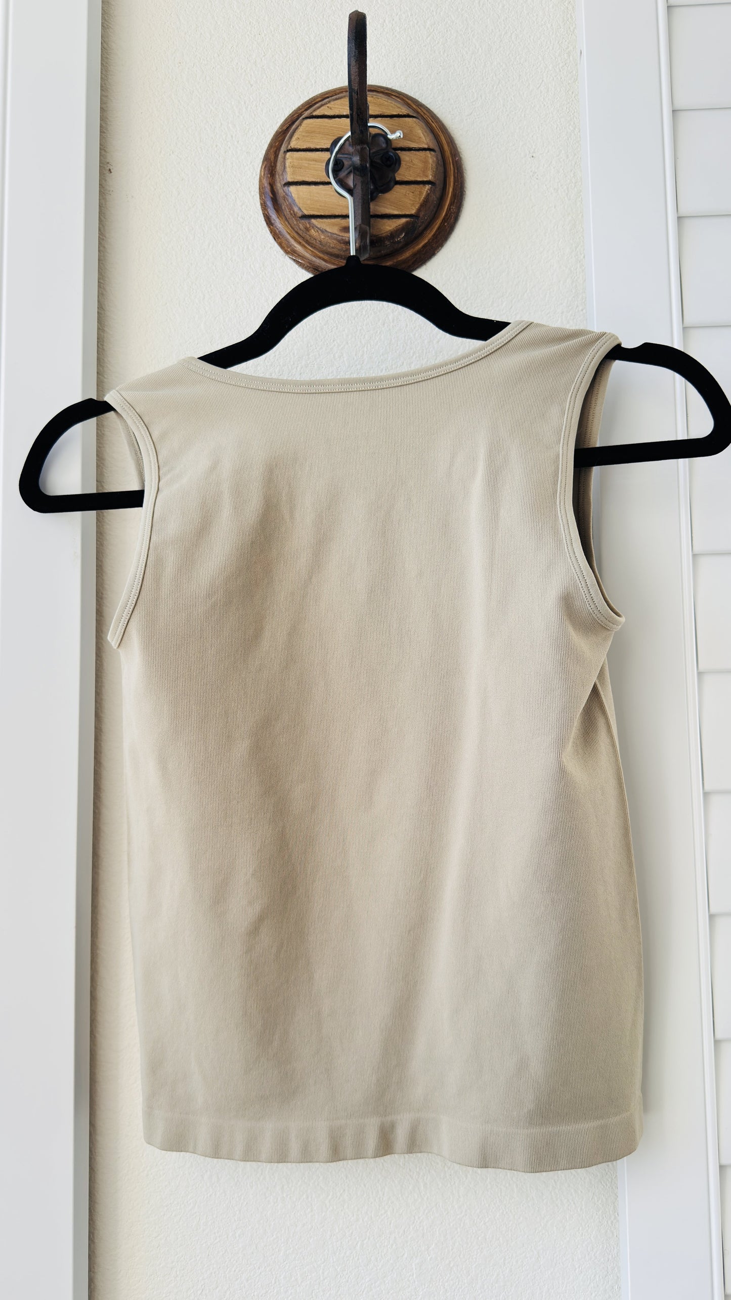 Vital Life Seamless Ribbed Square Neck Tank Top - Size M