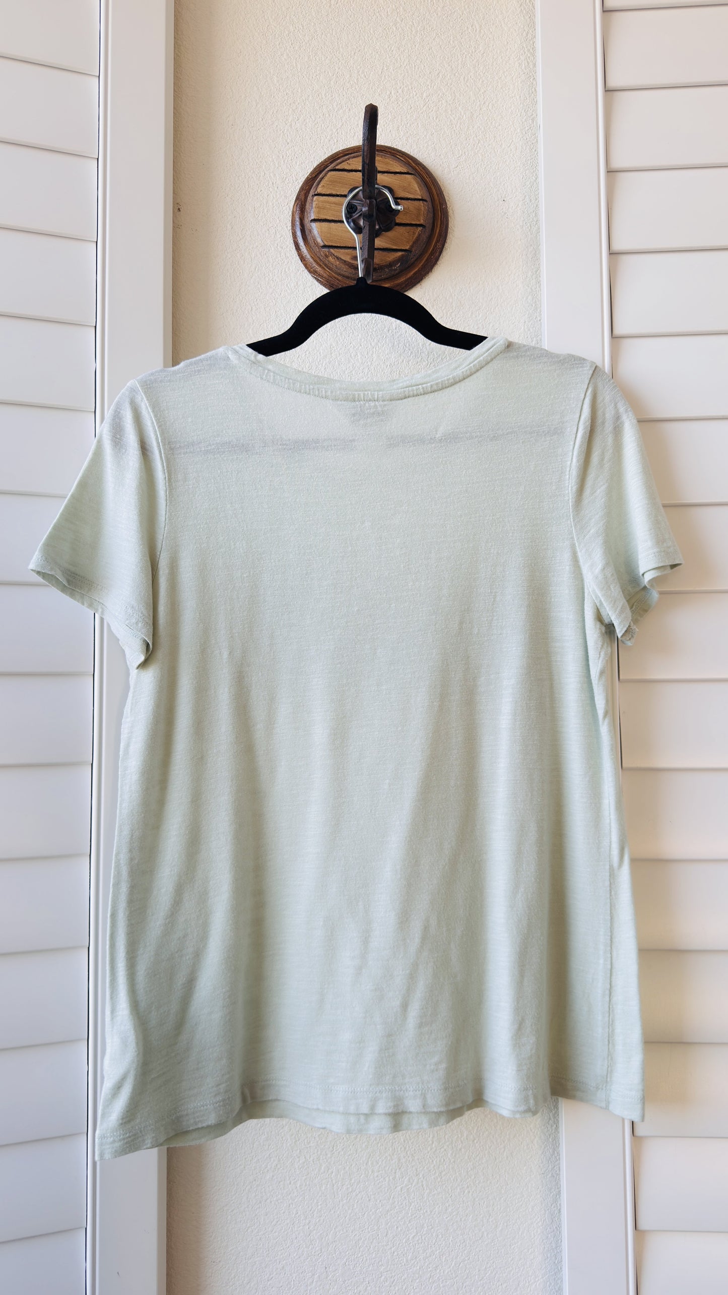 Liz Claiborne Simply Liz Green Animal Tree Graphic Tee - Size S
